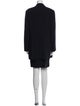 Lafayette 148 Virgin Wool Leather Trim Embellishment Skirt Suit