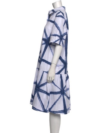 Lafayette 148 Printed Midi Length Dress