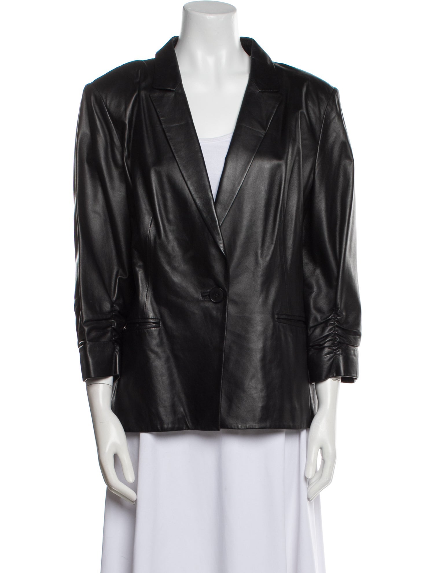 Lafayette 148 Leather Blazer w/ Tags