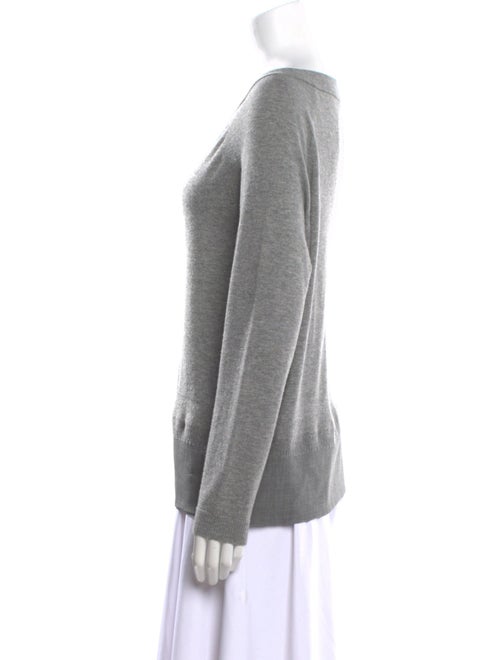 Lafayette 148 Wool Bateau Neckline Sweater