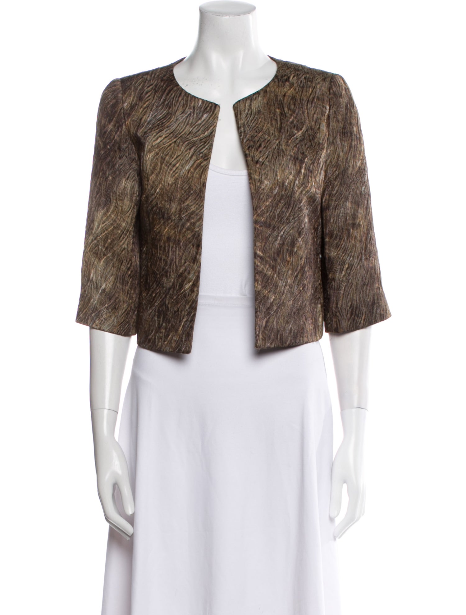 Lafayette 148 Printed Evening Jacket