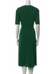 Lafayette 148 Crew Neck Midi Length Dress