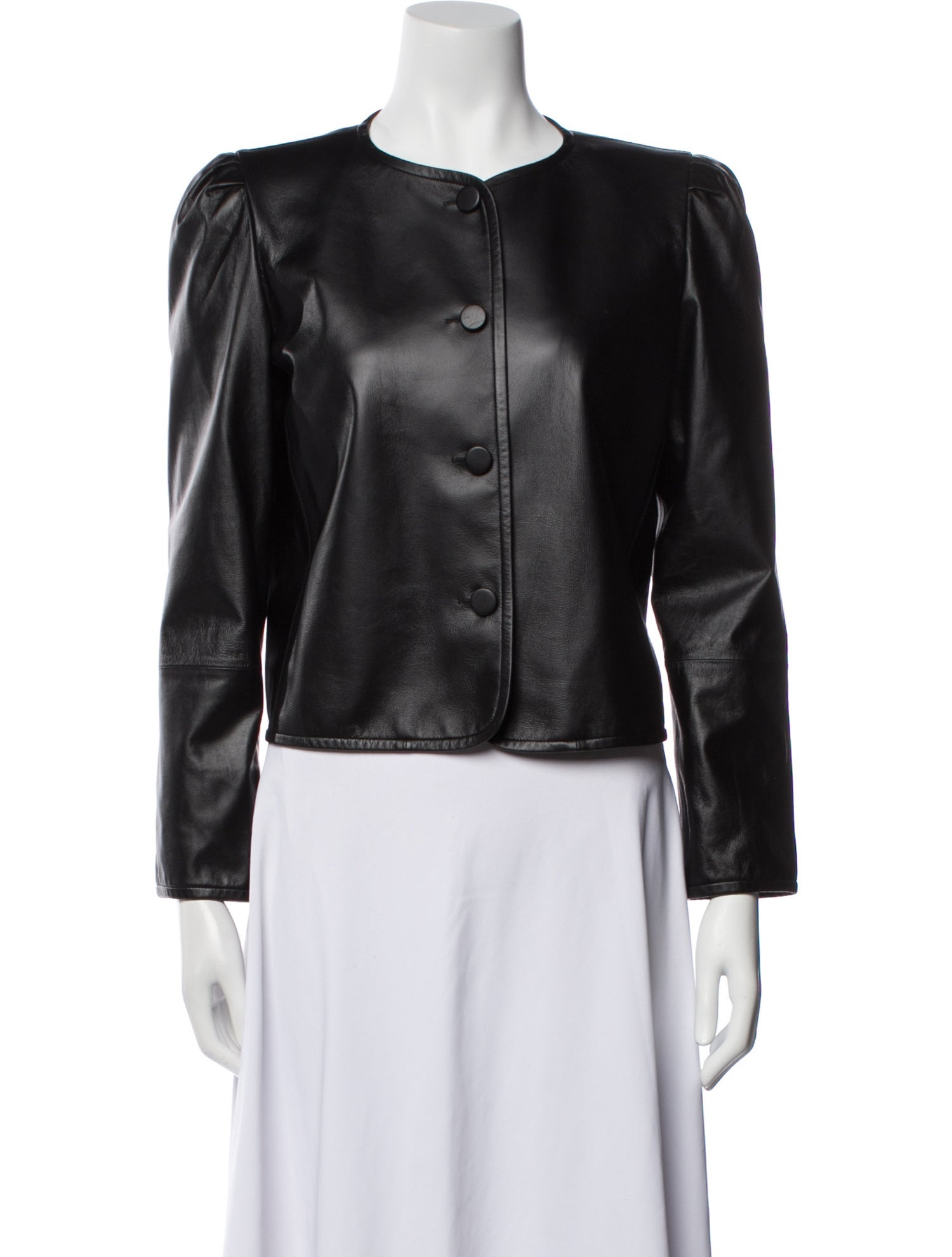 Lafayette 148 Leather Evening Jacket