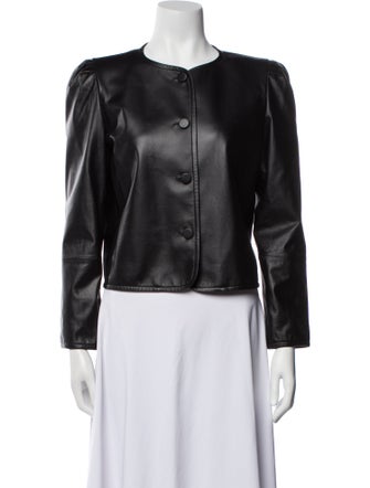Lafayette 148 Leather Evening Jacket