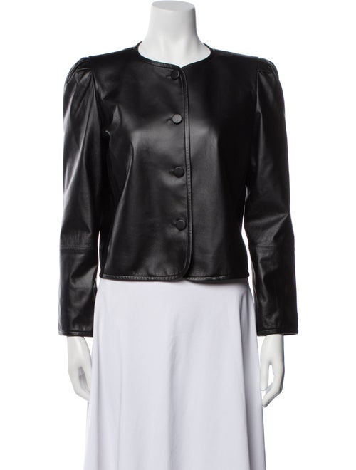 Lafayette 148 Leather Evening Jacket