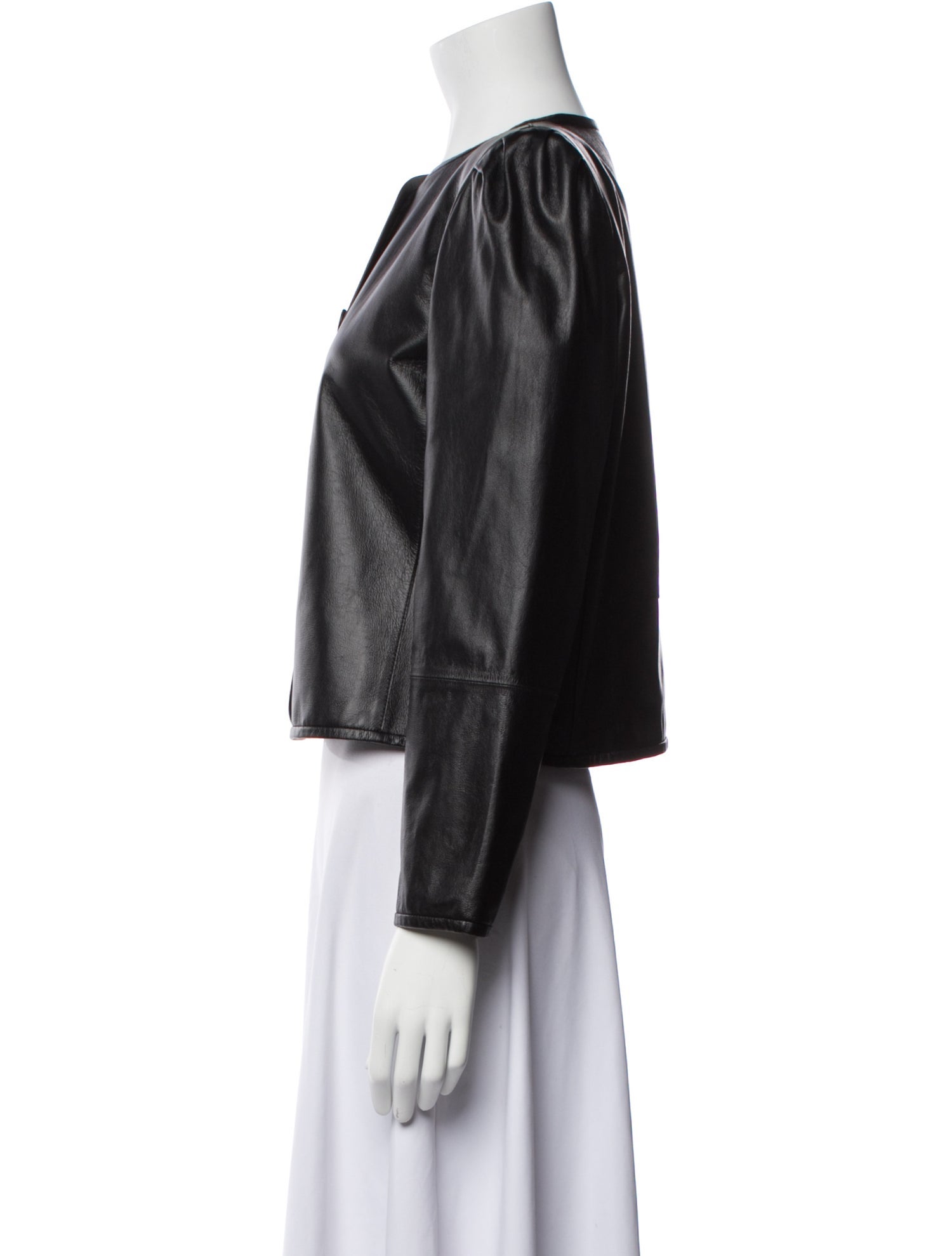 Lafayette 148 Leather Evening Jacket