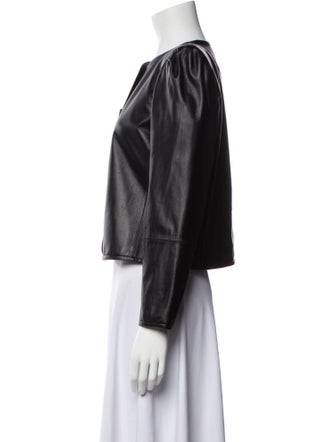 Lafayette 148 Leather Evening Jacket