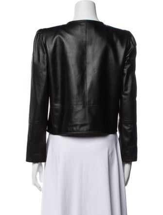 Lafayette 148 Leather Evening Jacket