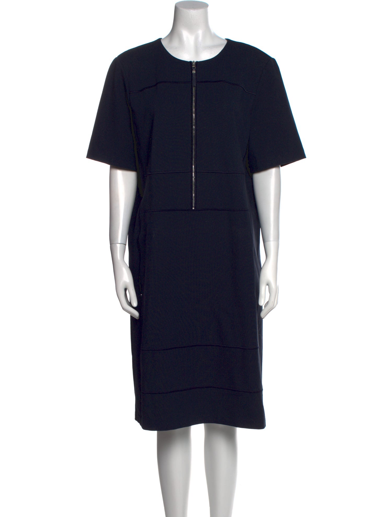 Lafayette 148 Crew Neck Knee-Length Dress