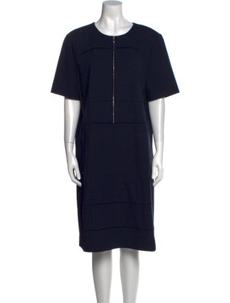 Lafayette 148 Crew Neck Knee-Length Dress