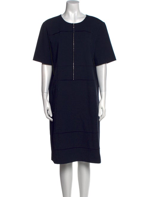 Lafayette 148 Crew Neck Knee-Length Dress