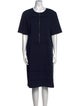 Lafayette 148 Crew Neck Knee-Length Dress