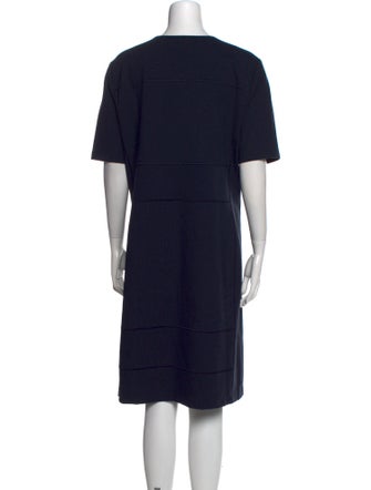 Lafayette 148 Crew Neck Knee-Length Dress