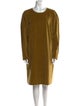 Lafayette 148 Crew Neck Knee-Length Dress