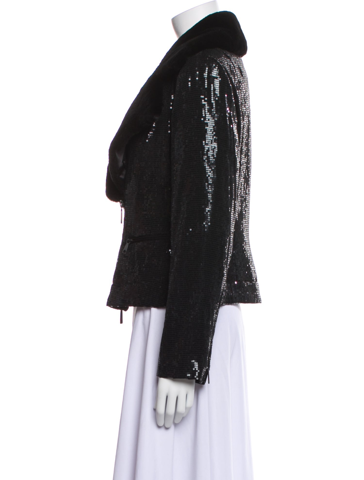 Lafayette 148 Sequin Fur Jacket