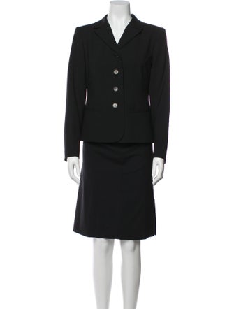 Lafayette 148 Virgin Wool Skirt Suit