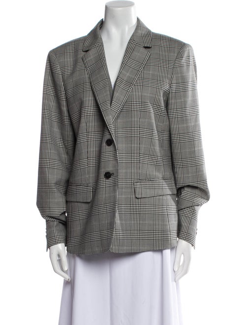 Lafayette 148 Wool Houndstooth Print Blazer