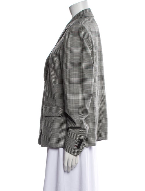Lafayette 148 Wool Houndstooth Print Blazer