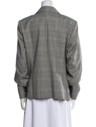 Lafayette 148 Wool Houndstooth Print Blazer