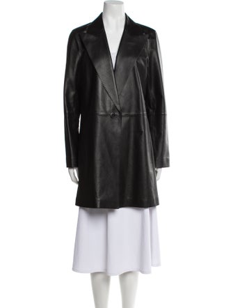 Lafayette 148 Lambskin Trench Coat