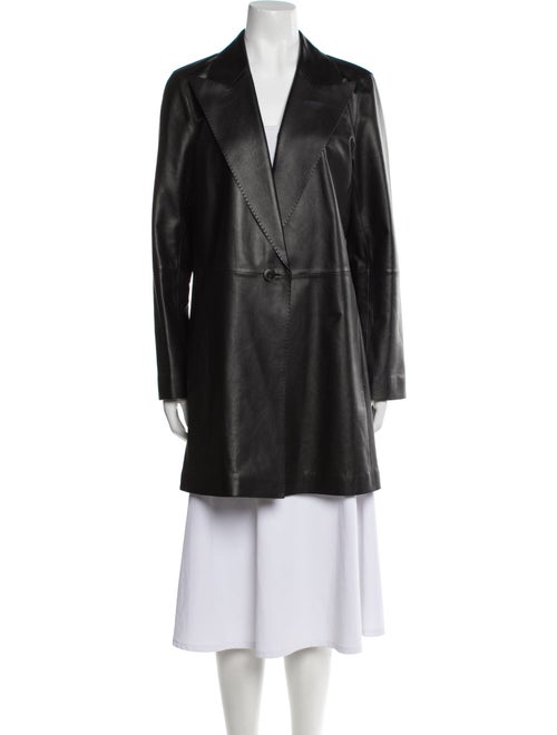 Lafayette 148 Lambskin Trench Coat