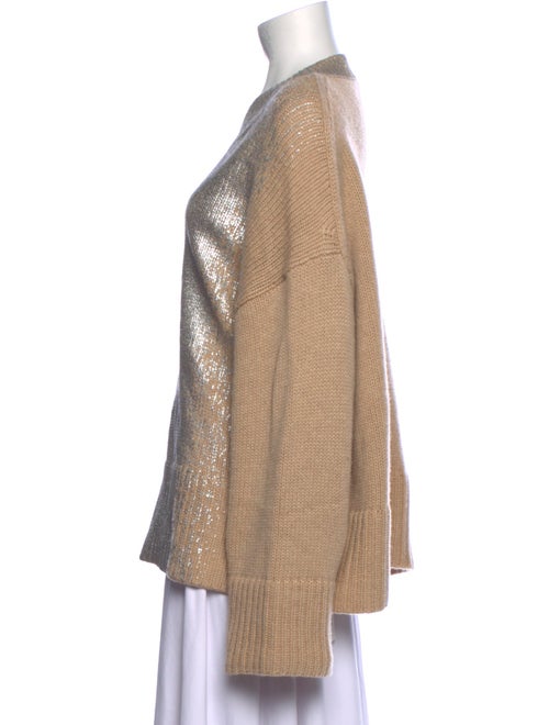 Lafayette 148 Cashmere Colorblock Pattern Sweater