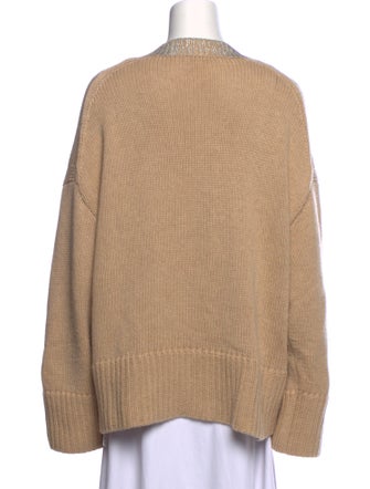 Lafayette 148 Cashmere Colorblock Pattern Sweater