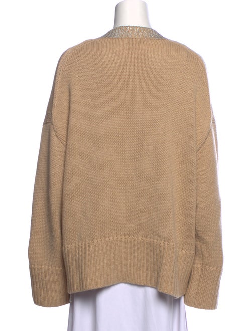 Lafayette 148 Cashmere Colorblock Pattern Sweater