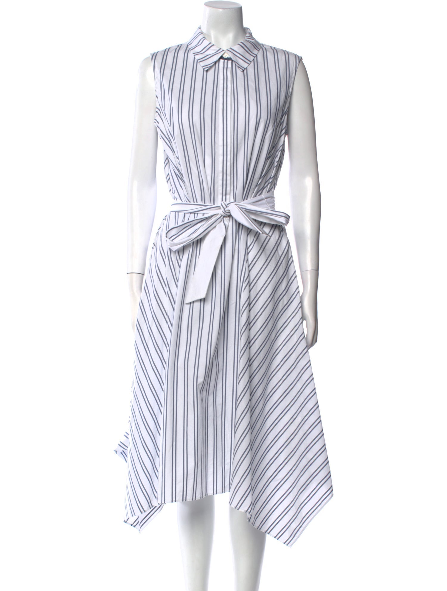 Lafayette 148 Striped Long Dress