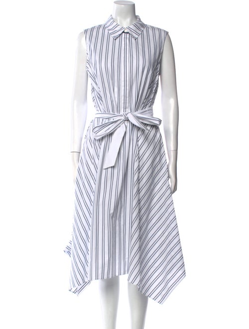 Lafayette 148 Striped Long Dress