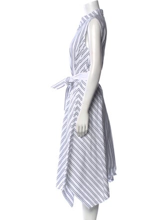 Lafayette 148 Striped Long Dress