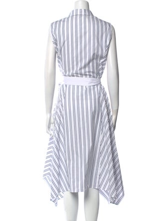 Lafayette 148 Striped Long Dress