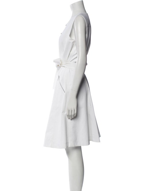 Lafayette 148 Crew Neck Knee-Length Dress