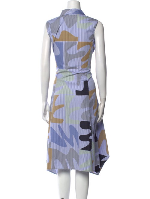 Lafayette 148 Striped Long Dress