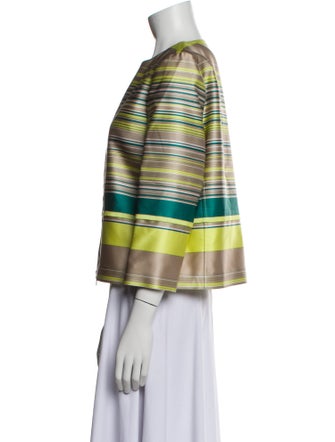 Lafayette 148 Striped Evening Jacket