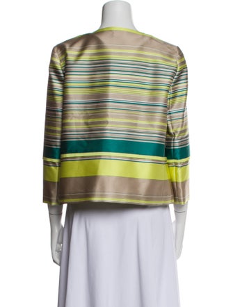 Lafayette 148 Striped Evening Jacket