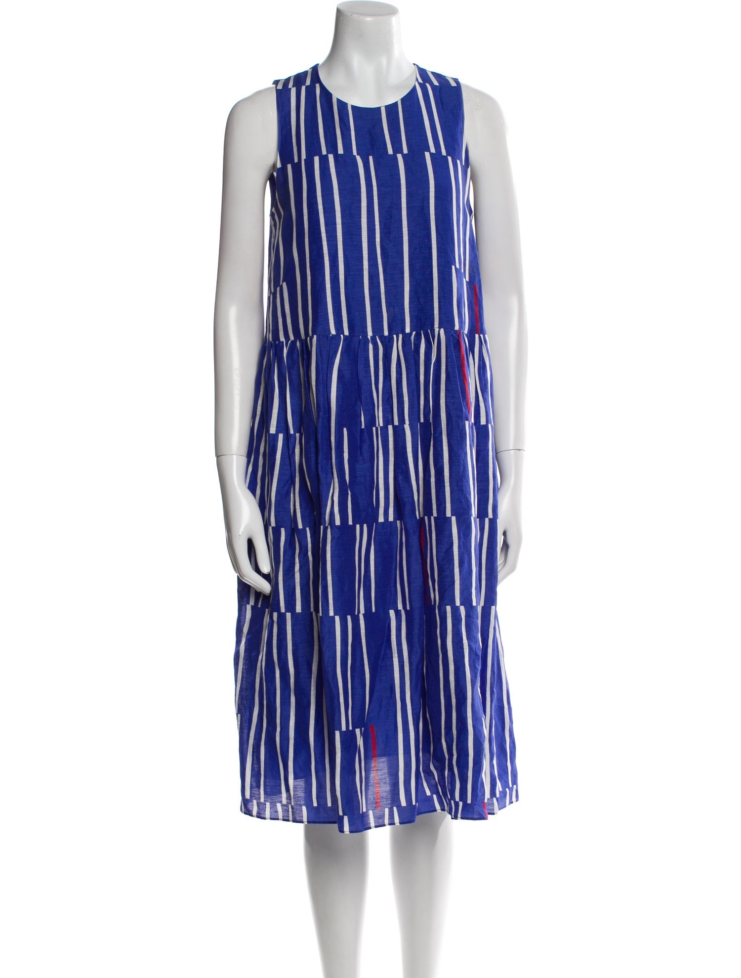 Lafayette 148 Linen Midi Length Dress