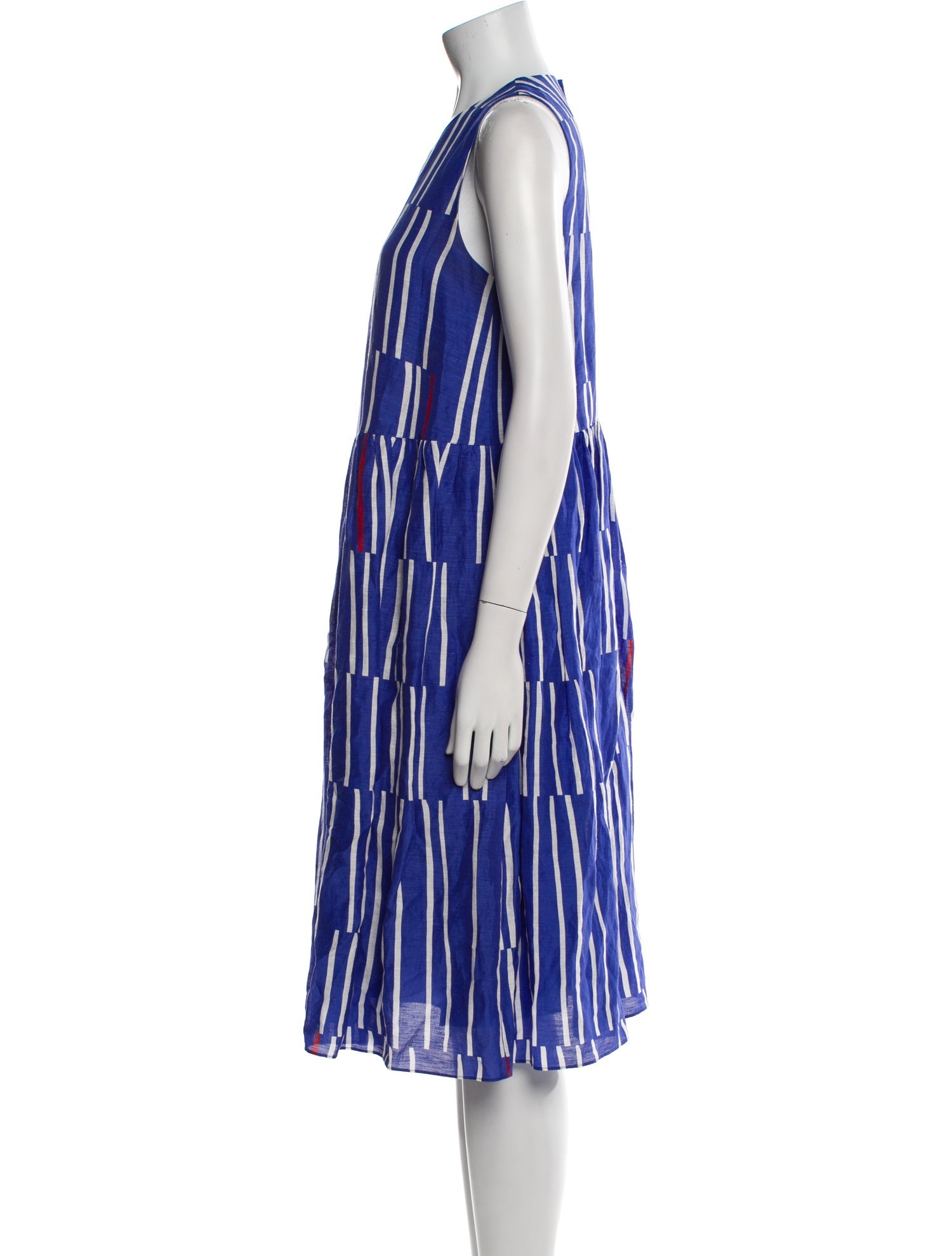 Lafayette 148 Linen Midi Length Dress