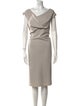 Lafayette 148 Virgin Wool Midi Length Dress