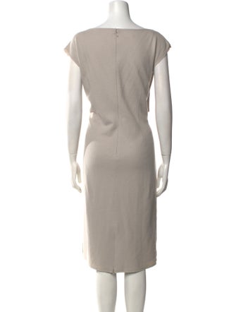 Lafayette 148 Virgin Wool Midi Length Dress