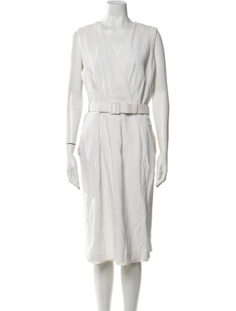 Lafayette 148 Wool Midi Length Dress