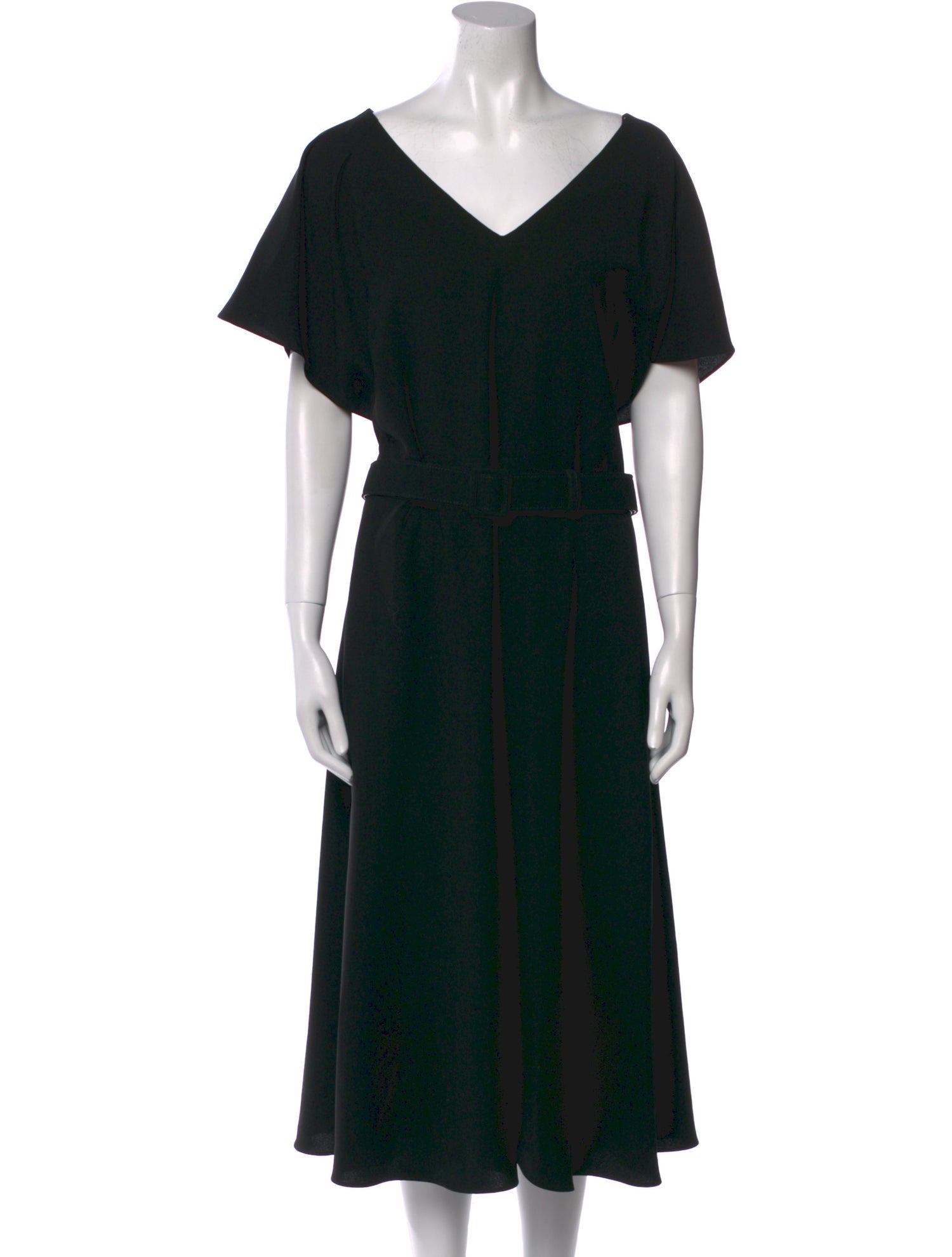 Lafayette 148 V-Neck Long Dress