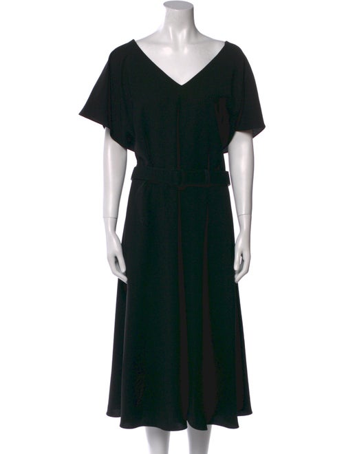 Lafayette 148 V-Neck Long Dress