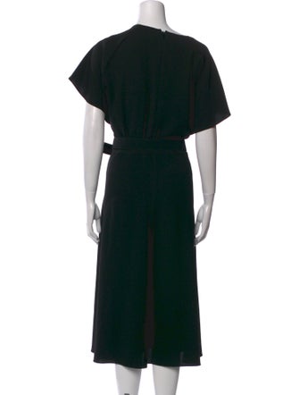 Lafayette 148 V-Neck Long Dress