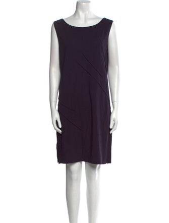 Lafayette 148 Scoop Neck Mini Dress