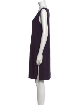 Lafayette 148 Scoop Neck Mini Dress