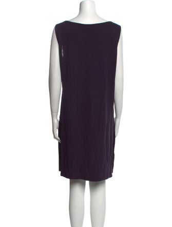 Lafayette 148 Scoop Neck Mini Dress