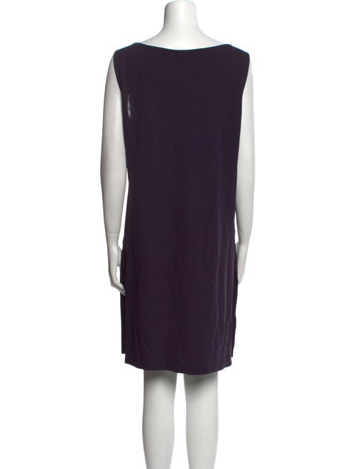Lafayette 148 Scoop Neck Mini Dress