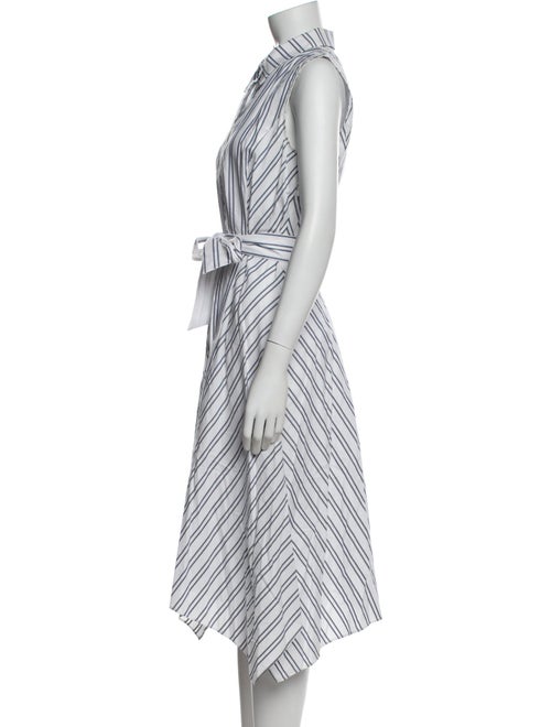 Lafayette 148 Striped Midi Length Dress