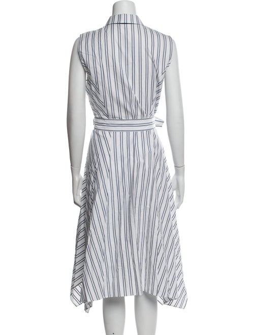 Lafayette 148 Striped Midi Length Dress